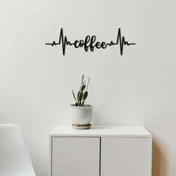 metal coffee signs ekg coffee metal sign coffee shop decor room decor coffee wall art 2
