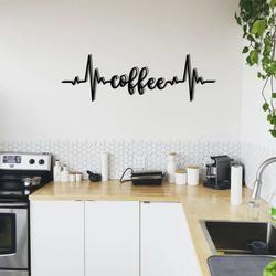 metal coffee signs ekg coffee metal sign coffee shop decor room decor coffee wall art 5