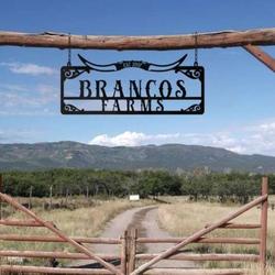 metal farm sign custom farm ranch farmhouse gift for farmer 2