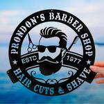 metal western hair saloon cowboy cut personalized hair sign 0
