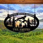 mountain eagle monogram eagle nest custom metal signs 0
