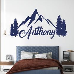 mountain woodland custom metal sign nature sign for outdoorsy people home living room decor 3