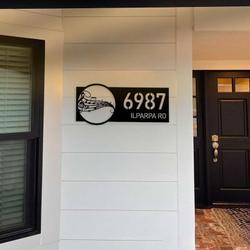 music note house number address sign music studio business custom metal signs 2