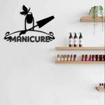 nail salon decor manicure nail studio business sign custom metal sign 0