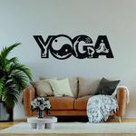 namaste yoga metal wall art laser cut metal sign yoga room decor gift for yoga lover 0