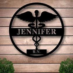 nurse health care personalized metal sign doctor medical 1