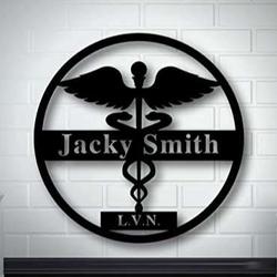 nurse health care personalized metal sign doctor medical 2