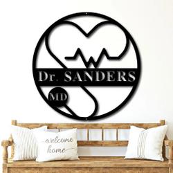 nurse office decor personalized metal signs rn lpn cna gifts 1