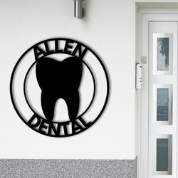 orthodontist office business custom metal signs 1