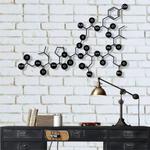 oxytocin molecule metal wall art laser cut metal sign science art chemistry art decor for room 0