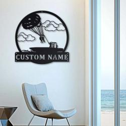 paragliding metal sign personalized metal name signs home decor sport lovers gifts 2