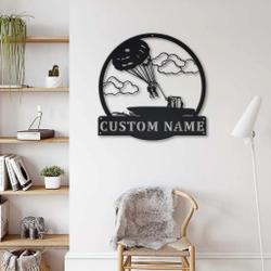 paragliding metal sign personalized metal name signs home decor sport lovers gifts 3