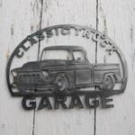 personalized 1955s classic truck metal name sign home decor gift for truck drivers 0