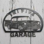 personalized 1957s classic tri five car metal name sign home decor gift for truck drivers 0