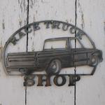 personalized 1970s classic race truck garage metal name sign home decor gift for truck drivers 0