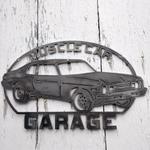 personalized 1974s muscle car garage metal name sign home decor gift for truck drivers 0