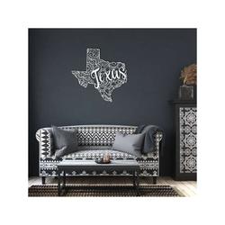 personalized 50 states home sign mandala style art yoga studio home decor custom metal sign 2