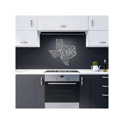 personalized 50 states home sign mandala style art yoga studio home decor custom metal sign 4
