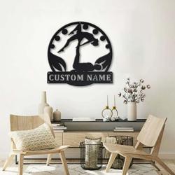 personalized acroyoga metal sign yoga studio decoration gift for acroyoga lover 3
