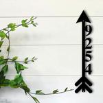 personalized arrow address sign address plaque custom street address sign 0
