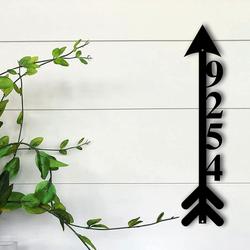 Personalized Arrow Address Sign, Address Plaque, Custom Street Address Sign