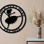 personalized ballet metal sign girl room decor dance studio metal sign gift for daughter balleria 0