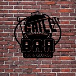 personalized bar and grill sign metal welcome signs large bar wall art metal pub sign bar wall decor 2