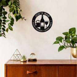 personalized bar signs wall decor art bar themed wall decor metal bar decorations home decor 2