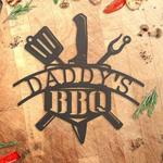 personalized barbecue metal sign grill sign fathers day bbq gift dad gift home outdoor decor 0