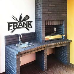 personalized barbecue sign garden sign bar and grill sign bbq enthusiast kitchen decor 2