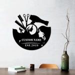 personalized barber hair stylist metal sign hair salon sign beauty salon decor 0