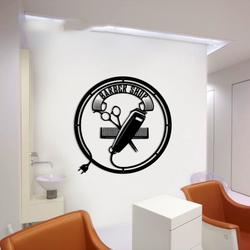 personalized barber shop decor clippers barber tools shaves custom metal sign 1