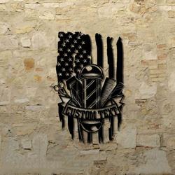 personalized barber shop us flag sign hair salon metal sign hair and nail salon sign independence day gifts 1