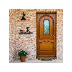 personalized baseball player address sign realtor house number plaque custom metal sign 2