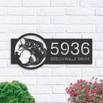personalized bass fishing fisherman v1 address sign house number plaque custom metal sign 0