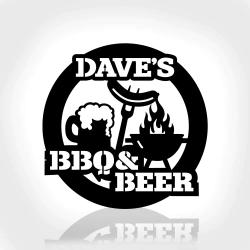 personalized bbq and beer sign beer lover gifts grill sign outdoor backyard decor dad gifts 2