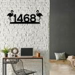 personalized beach flamingo palm tree address sign custom metal signs 0