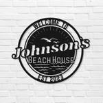personalized beach house sign poolside sign poolhouse sign pool house decor housewarming gift 0