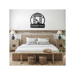 personalized beautiful green house garden decorative custom metal sign housewarming gift 1