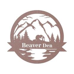 personalized beaver sign camp sign outdoor beaver lover gifts beaver camping enthusiast dad gifts fathers day gifts 2