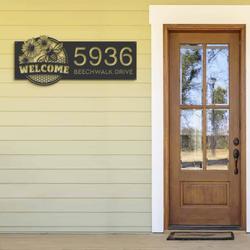 personalized beehive honey farm bee farm address sign custom metal signs 1