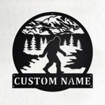 personalized bigfoot decor custom metal signs 0
