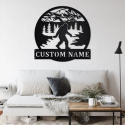 personalized bigfoot decor custom metal signs 2