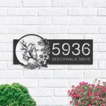 personalized bird couple address sign custom metal signs 0