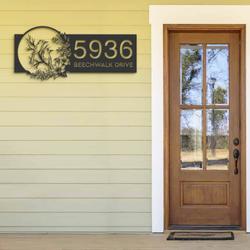 personalized bird couple address sign custom metal signs 1