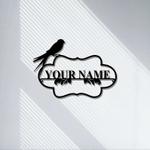 personalized bird treehouse address sign house number plaque custom metal sign 0