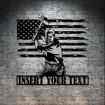 personalized blacksmith ironworker business custom metal sign 0