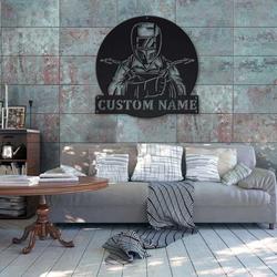 personalized blacksmith welder welding shop custom metal sign 2