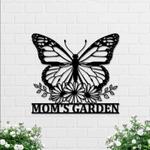 personalized butterfly garden sunflower decorative custom metal sign 0