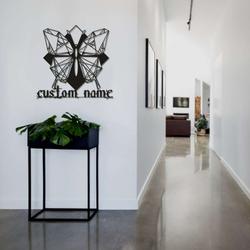 personalized butterfly tattoo sign tattoo studio sign tattoo shop decor custom metal signs 5